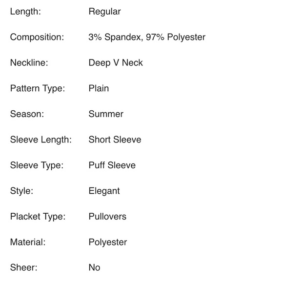 CUT-OUT SLEEVE LOW V NECK BLOUSE /TOP - Picture 7 of 8